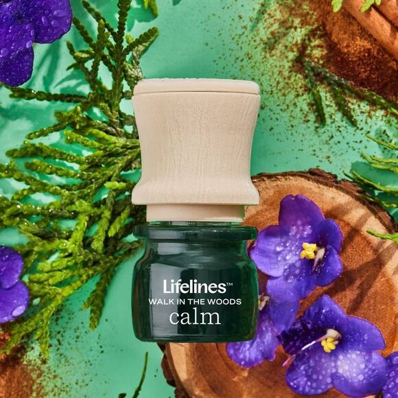 Lifelines Scent-Infused Grounding 2 Stones Meditative Oil,Crisp Mountain Air 3ML - Picture 3 of 5